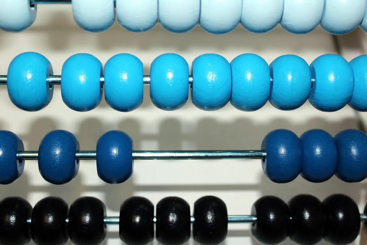 Abacus, beads, mathematics