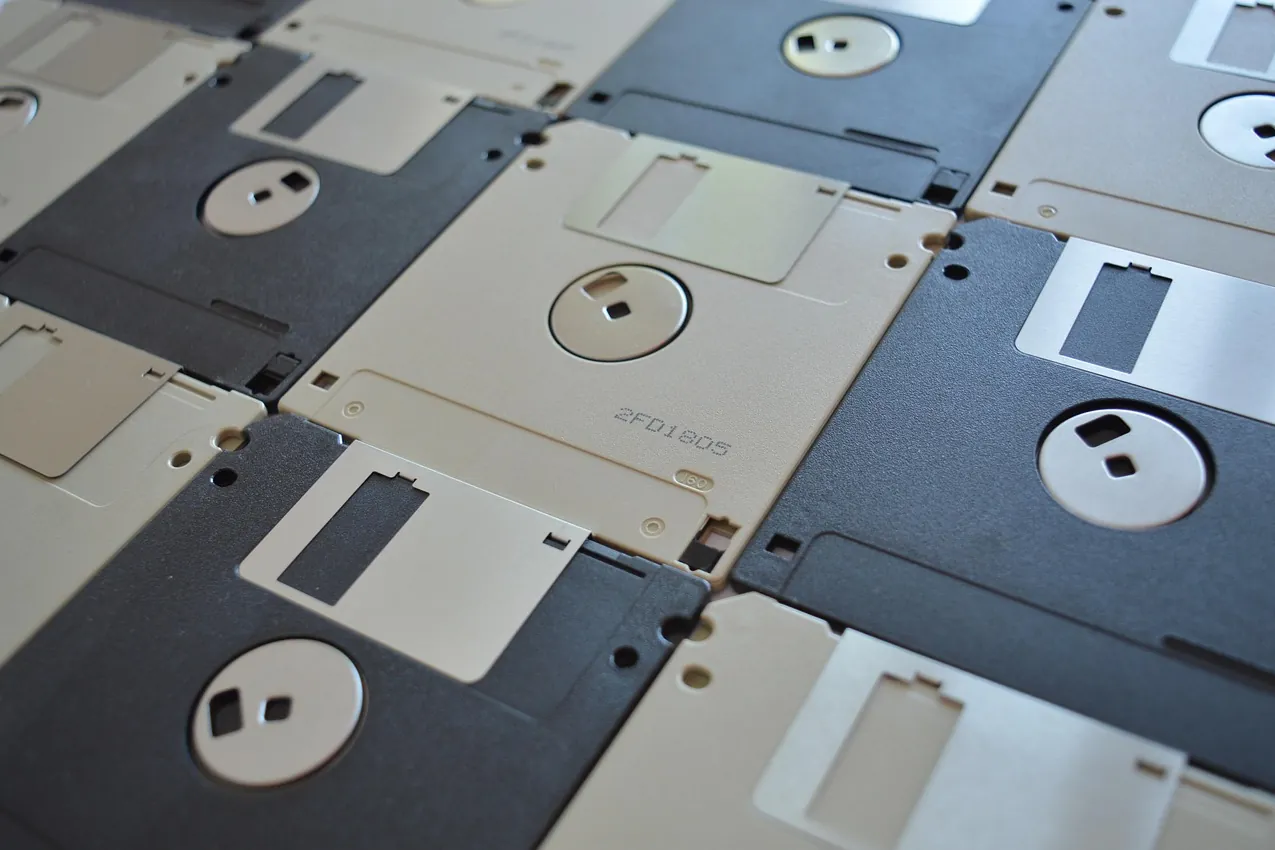 Floppy disks, ancient, disk