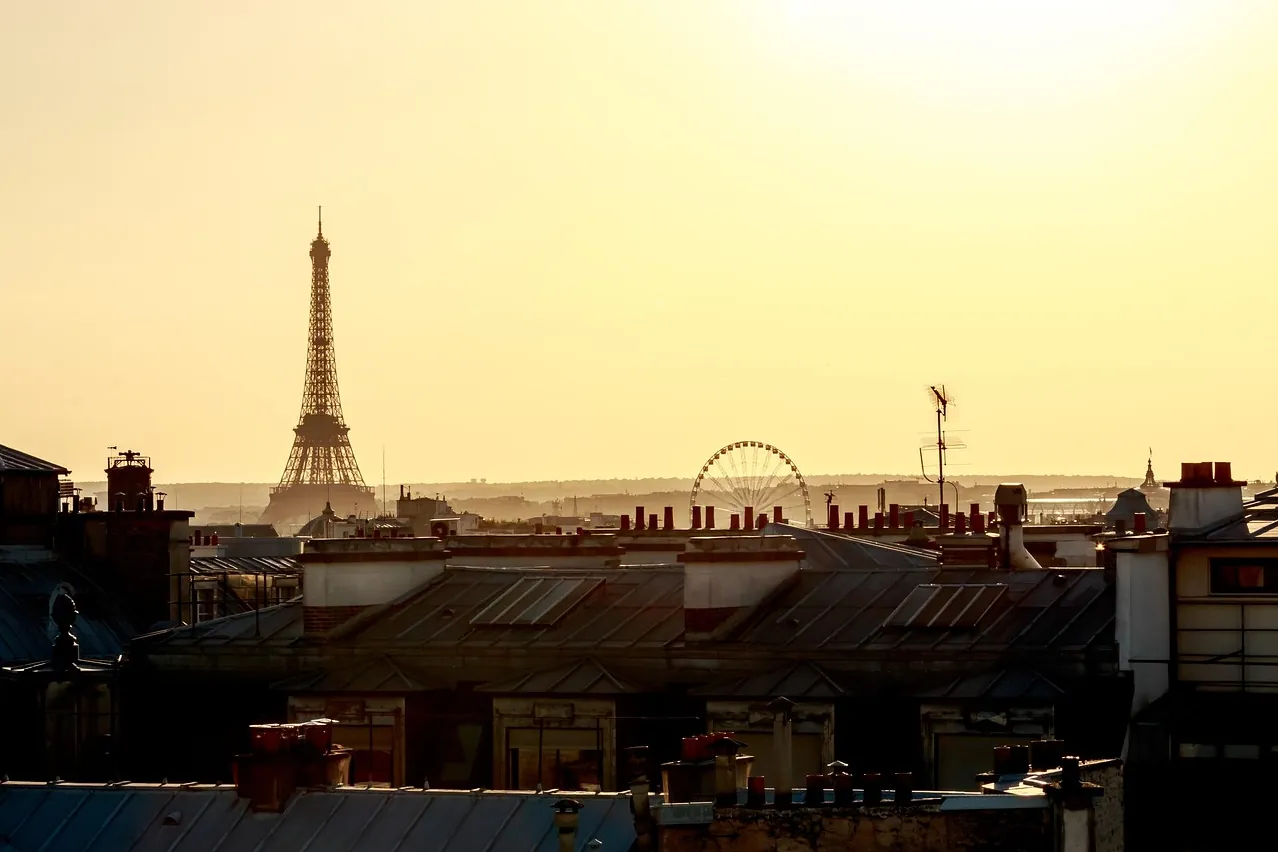 Paris, rooftop, nature