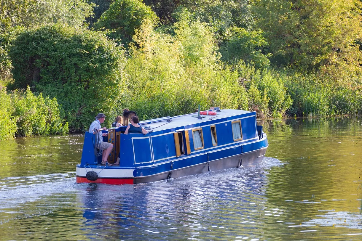River boat, canal boat, barge