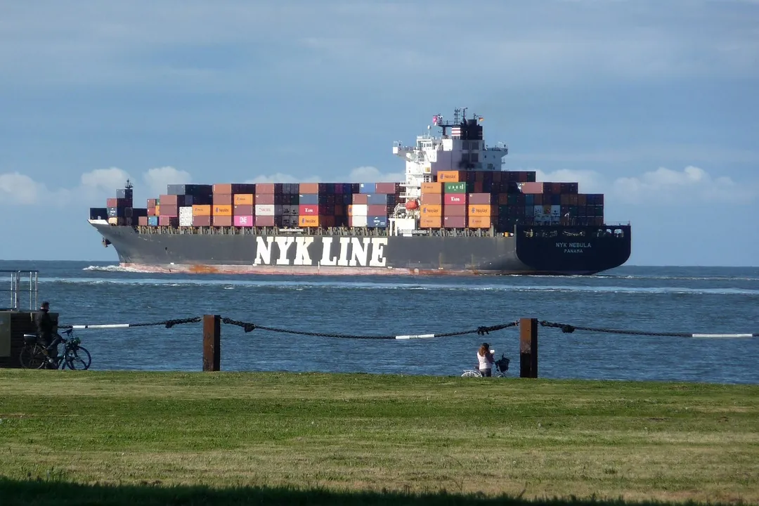Container ship, sea, shipping