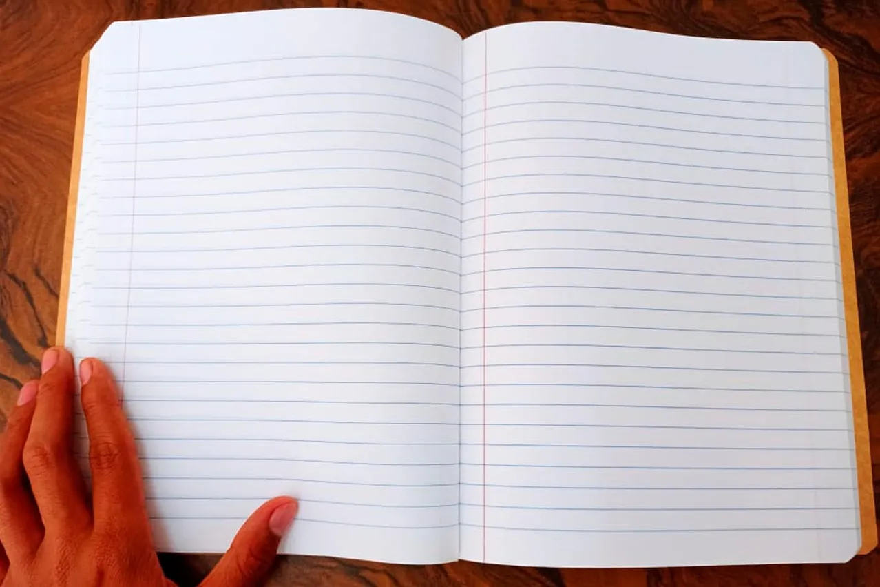 Notebook, page, open