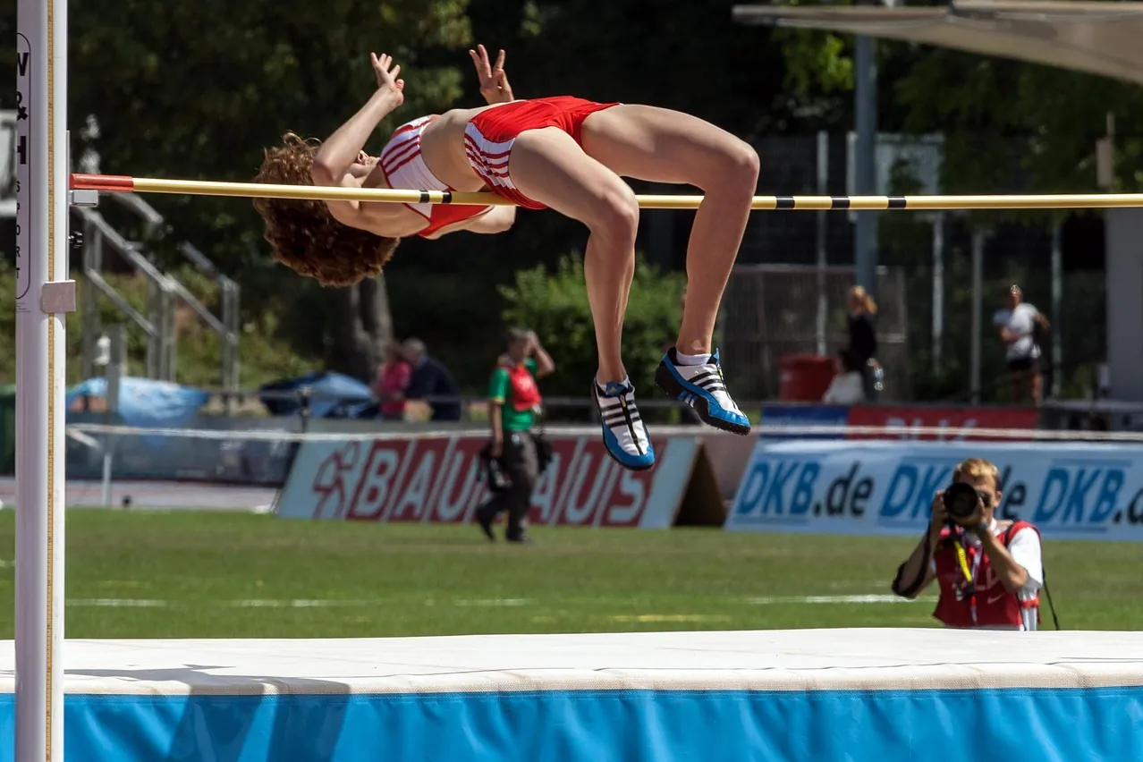 Sports, athletics, high jump