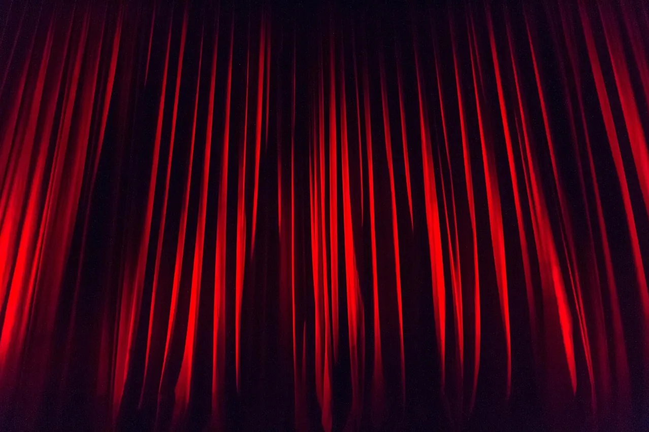 Stage curtain, curtain, stage