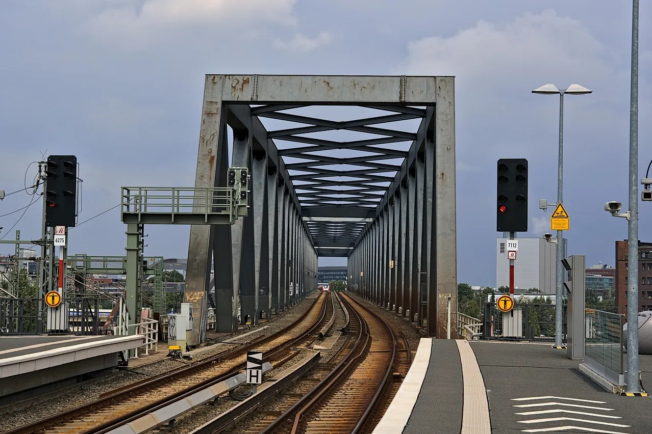 Railroad, station, platform