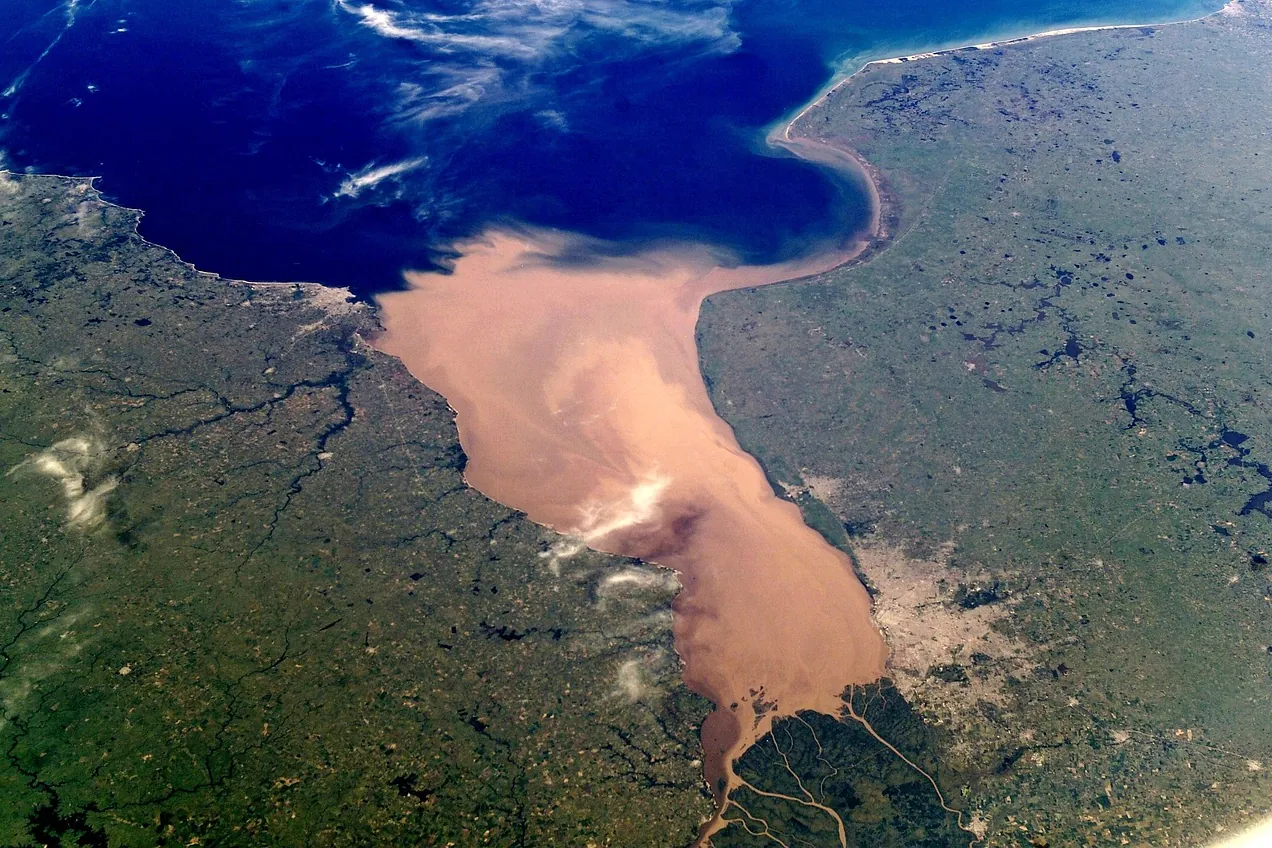 Satellite image, aerial view, buenos aires