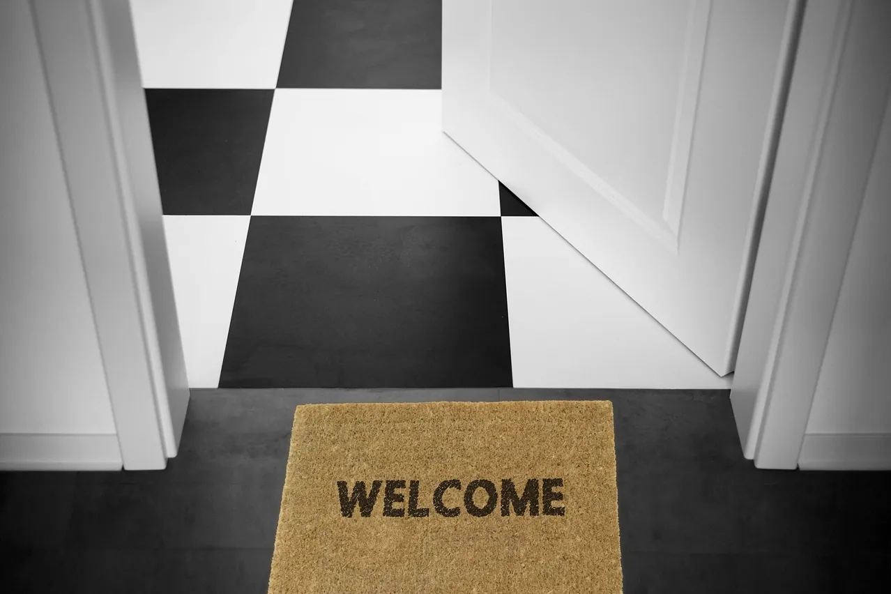 Doormat, welcome, greeting