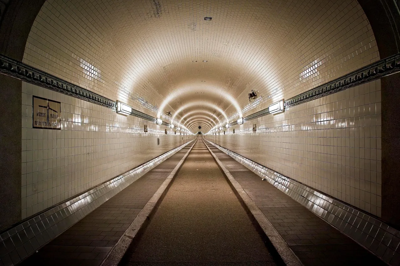 Hamburg, tunnel, old elbe tunnel